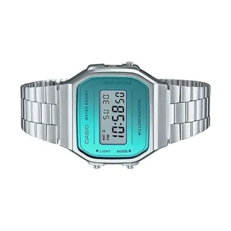 CASIO - Montre pour hommes et femmes A168WEM-2DF - Argent - Casio