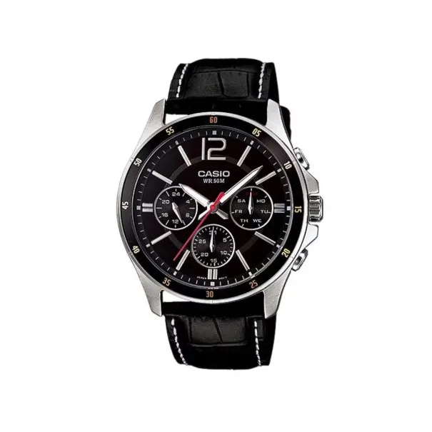 CASIO - Montre pour hommes MTP-1374L-1AVDF - Noir - Casio