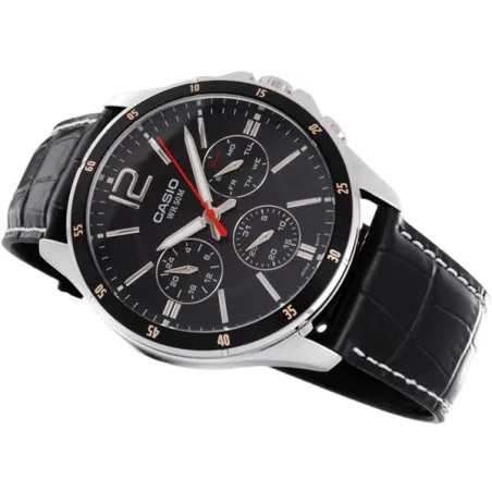 CASIO - Montre pour hommes MTP-1374L-1AVDF - Noir - Casio
