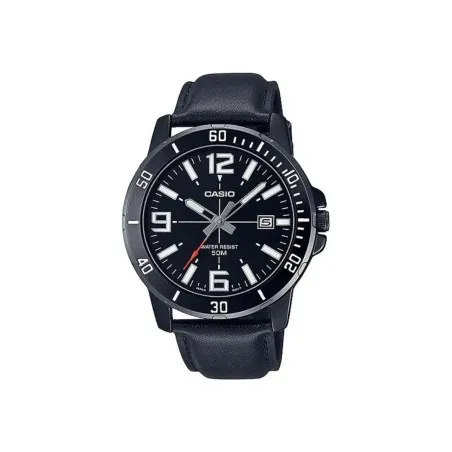 CASIO - Montre pour hommes MTP-VD01BL-1BVUDF - Noir - Casio