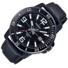 CASIO - Montre pour hommes MTP-VD01BL-1BVUDF - Noir - Casio