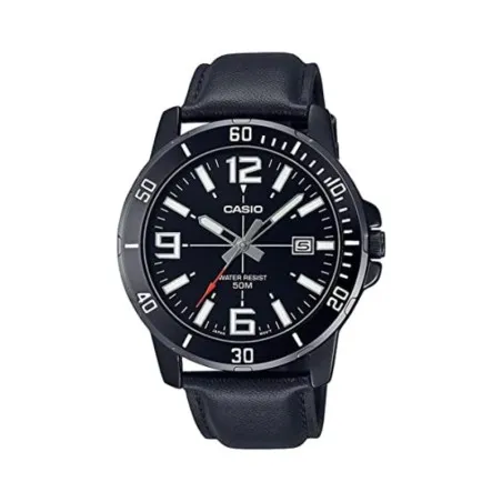 CASIO - Montre pour hommes MTP-VD01BL-1BVUDF - Noir - Casio