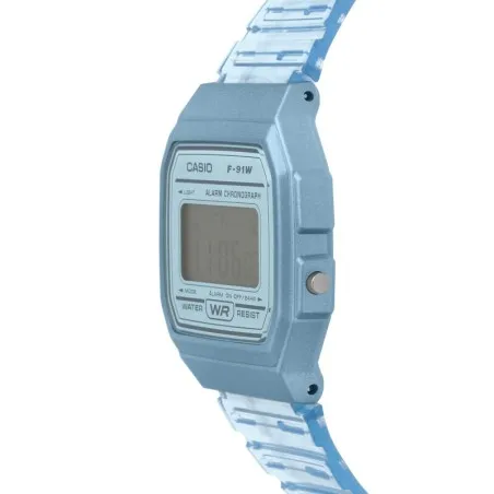 CASIO - Montre pour hommes et femmes F-91WS-2DF - Bleu - Casio
