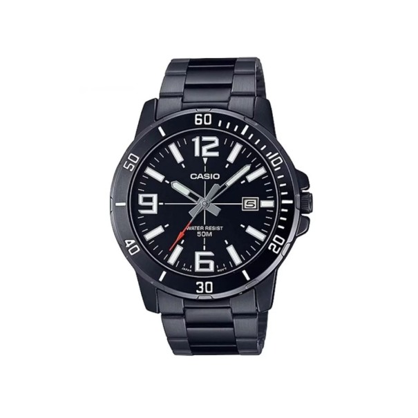 CASIO - Montre pour hommes MTP-VD01B-1BVUDF - Noir - Casio