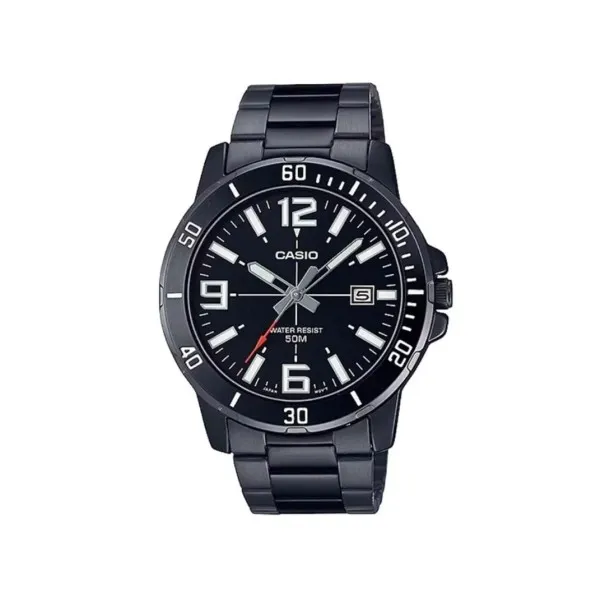 CASIO - Montre pour hommes MTP-VD01B-1BVUDF - Noir - Casio