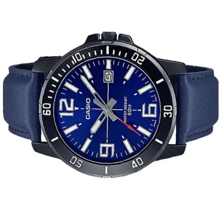 CASIO - Montre pour hommes MTP-VD01BL-2BVUDF - Bleu - Casio