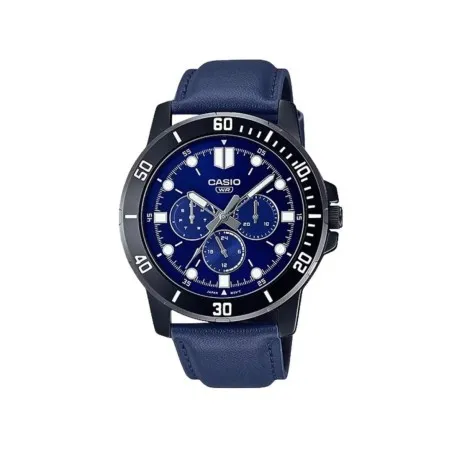 CASIO - Montre pour hommes MTP-VD300BL-2EUDF - Bleu - Casio
