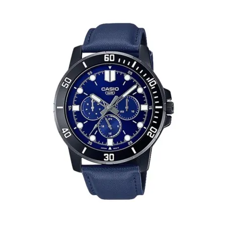 CASIO - Montre pour hommes MTP-VD300BL-2EUDF - Bleu - Casio