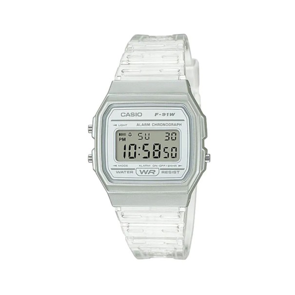 CASIO - Montre pour hommes et femmes F-91WS-7DF - Argent - Casio