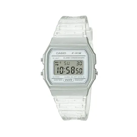 CASIO - Montre pour hommes et femmes F-91WS-7DF - Argent - Casio