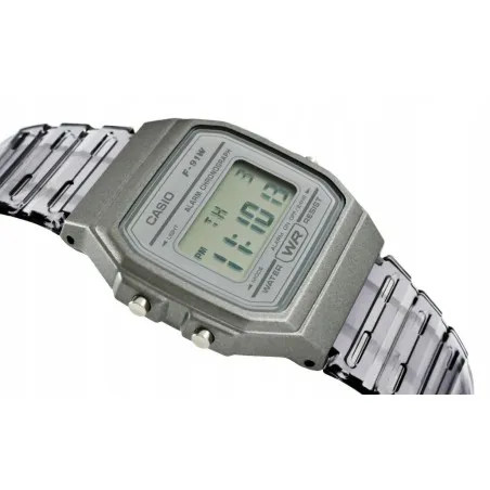 CASIO - Montre Sport Mixte F-91WS-8DF - Gris - Casio