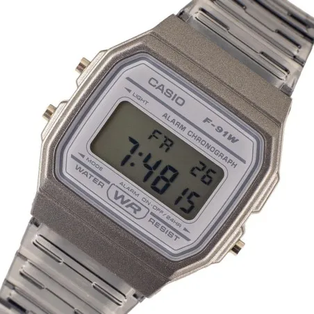CASIO - Montre Sport Mixte F-91WS-8DF - Gris - Casio