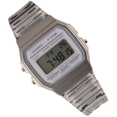CASIO - Montre Sport Mixte F-91WS-8DF - Gris - Casio