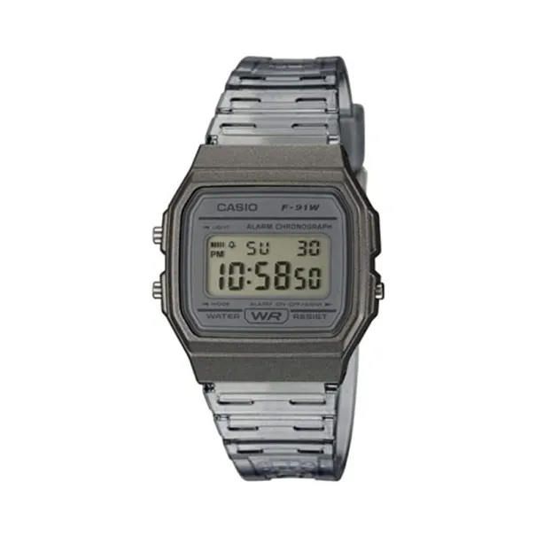 CASIO - Montre Sport Mixte F-91WS-8DF - Gris - Casio