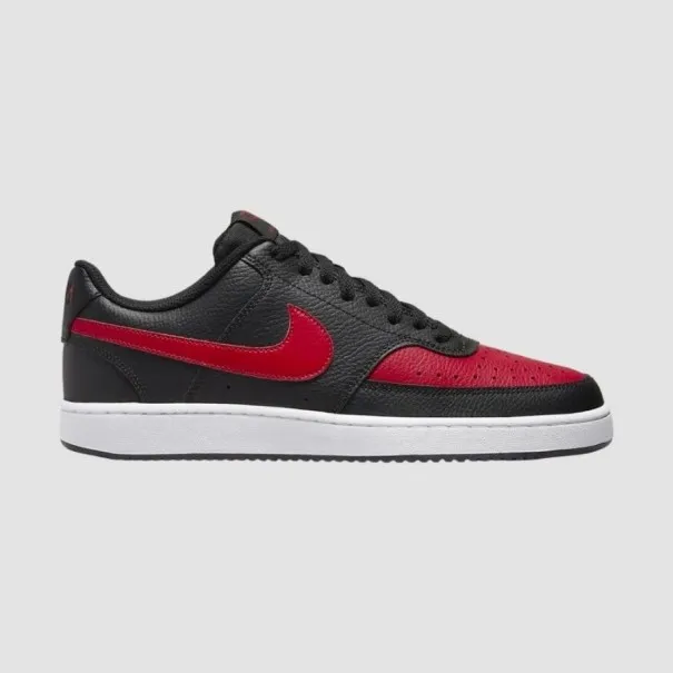 Nike Homme – Nike Chaussures Court Vision Lo – Rouge Noir - NIKE