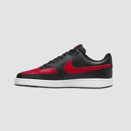 Nike Homme – Nike Chaussures Court Vision Lo – Rouge Noir - NIKE