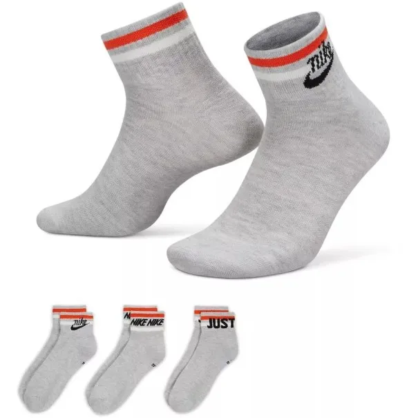 Nike – Chaussettes Nike U NK NSW EVERYDAY ESSENTIAL AN – Gris - NIKE