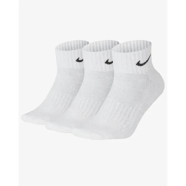 Nike – Chaussettes Nike rembourrées à la cheville – Blanc - NIKE