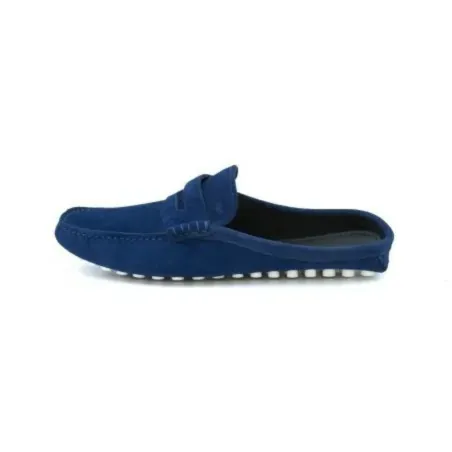 Mules homme BELTONI  M6 BLEU ROYAL DAIM - BELTONI