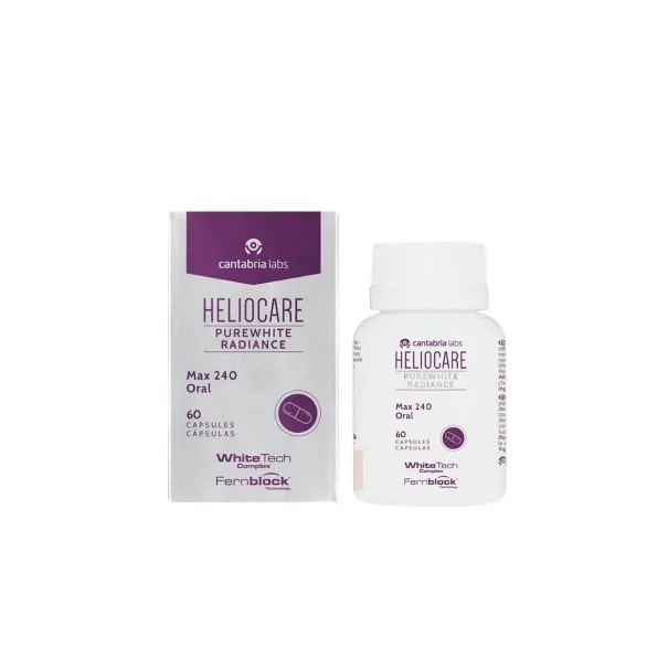 HELIOCARE PURE WHITE RADIANCE 240MG FERNBLOCK 60 CAPSULES - NOREVA