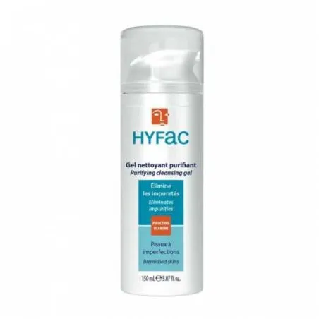 HYFAC GEL DERMATOLOGIQUE NETTOYANT VISAGE ET CORPS 150ML - HYFAC