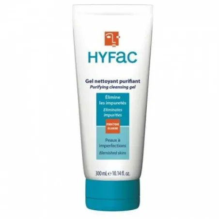 HYFAC GEL DERMATOLOGIQUE NETTOYANT VISAGE ET CORPS 300ML - HYFAC