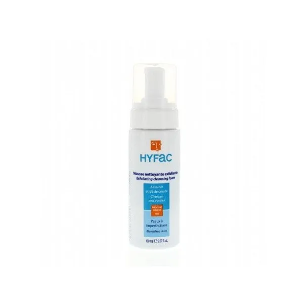 HYFAC MOUSSE NETTOYANTE EXFOLIANTE 150ML - HYFAC