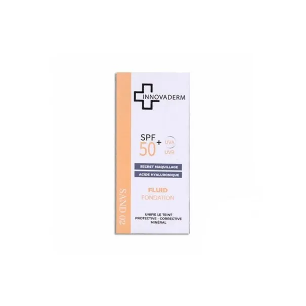 INNOVADERM SPF50+ FOND DE TEINT (02) SAND 30ML - INNOVADERM