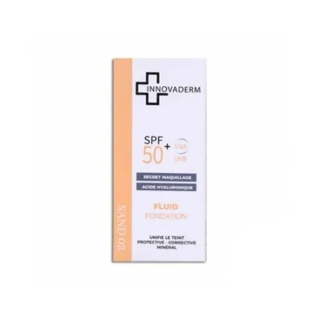 INNOVADERM SPF50+ FOND DE TEINT (02) SAND 30ML - INNOVADERM