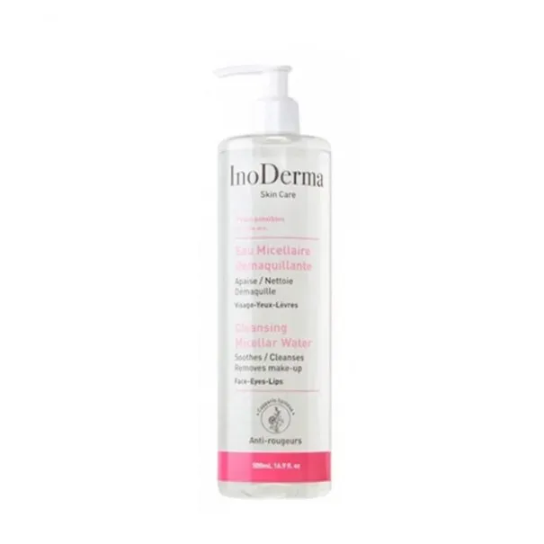 INODERMA EAU MICELLAIRE ANTI-ROUGEUR 500ML - INODERMA
