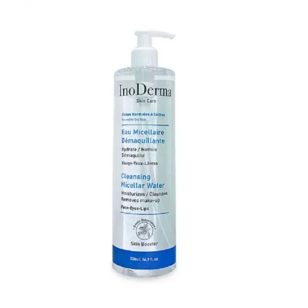 INODERMA EAU MICELLAIRE PEAUX NORMAL-SECHE 500ML - INODERMA