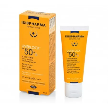 ISISPHARMA UVEBLOCK 50+ FLUIDE TEINTE 40ML - ISISPHARMA