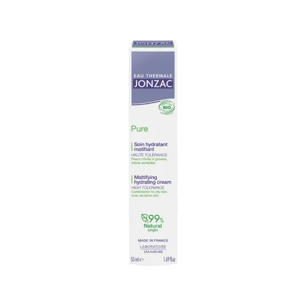 JONZAC PURE SOIN HYDRATANT MATIFIANT 50ML - JONZAC