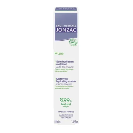 JONZAC PURE SOIN HYDRATANT MATIFIANT 50ML - JONZAC
