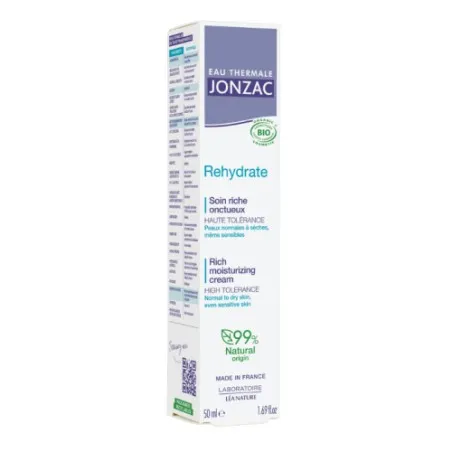 JONZAC REHYDRATE SOIN RICHE ONCTUEUX 50ML - JONZAC