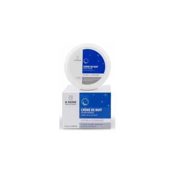 K-REINE CRÈME DE NUIT POUR VISAGE HYDRA-CONFORT - 50 ML - K-reine