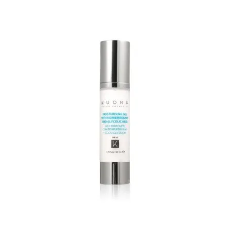 KUORA GEL HYDRATANT AUX BIOMEMBRANES ET A L'ACIDE GLYCOLIQUE SPF10 50ML - 