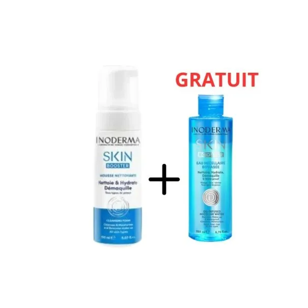 Inoderma PACK MOUSSE VISAGE+EAU MICELLAIRE GRATUITE - INODERMA