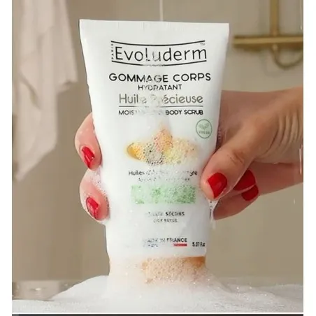 EVOLUDERM Gommage Corps Hydratant Huiles Précieuse 150ml - EVOLUDERM