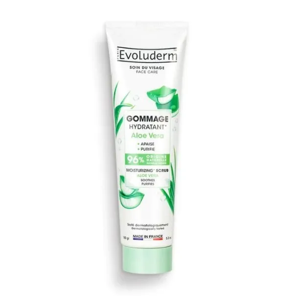 EVOLUDERM Gommage Doux Pour Visage Aleo Vera 150g - evoluderm