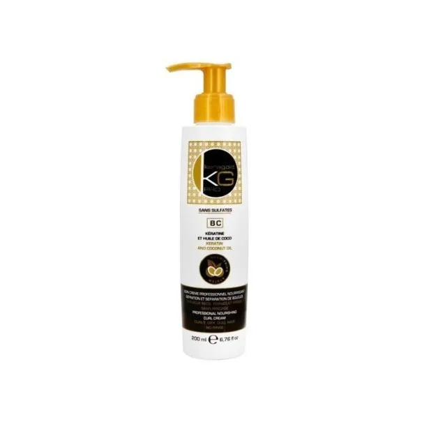 KeraGold Soin Crème Professionnel Nourrissant Et Séparation Des Boucles - KeraGold