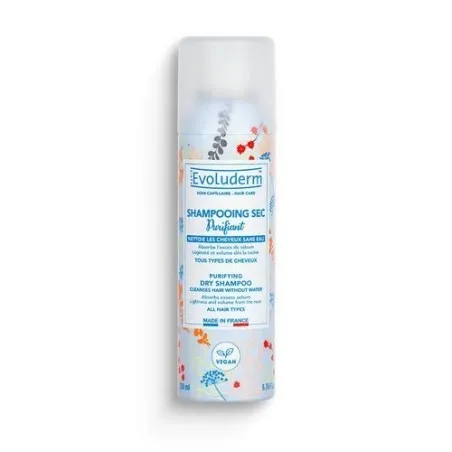 Evoluderm Shampoing Sec Tous Types De Cheveux 200 ML - evoluderm