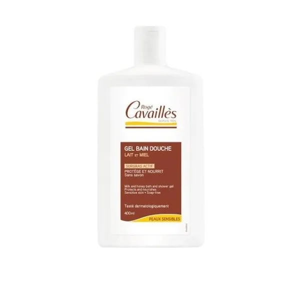 Rogé Cavaillès – Surgras Actif Gel Bain Douche Lait Et Miel Peaux Sensibles - 