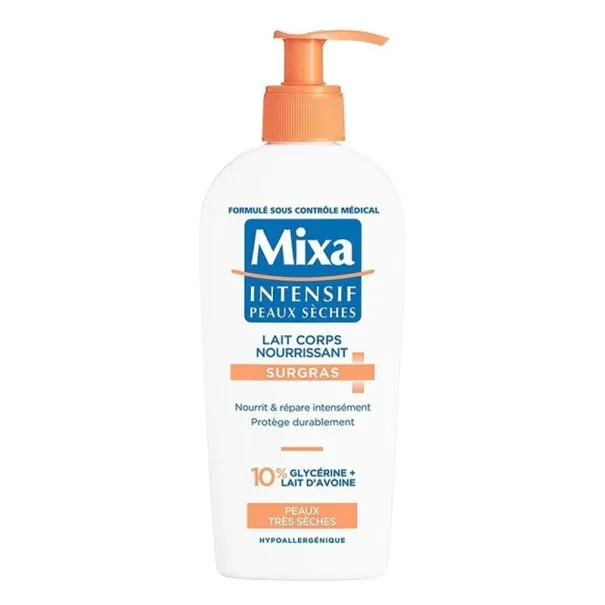 MIXA Lait De Corps Nourrissant Surgras Peaux Très Sèches 250 Ml - mixa