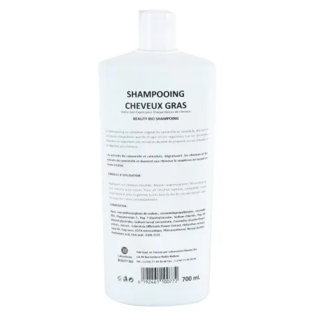 BEAUTY BIO Shampoing Sans Sulfate Sans Parabène Pour Cheveux Gras 700 Ml - BEAUTY BIO