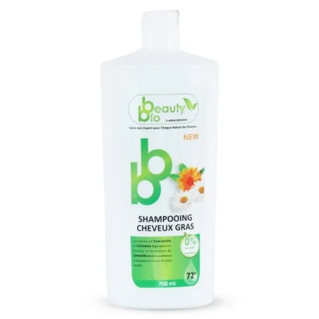 BEAUTY BIO Shampoing Sans Sulfate Sans Parabène Pour Cheveux Gras 700 Ml - BEAUTY BIO