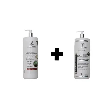 Pack Shampoing 500 Ml & Après Shampoing 500 Ml - Victoria beauty