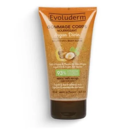 EVOLUDERM Gommage Corps Nourrissant Argan Divin 150ml - evoluderm