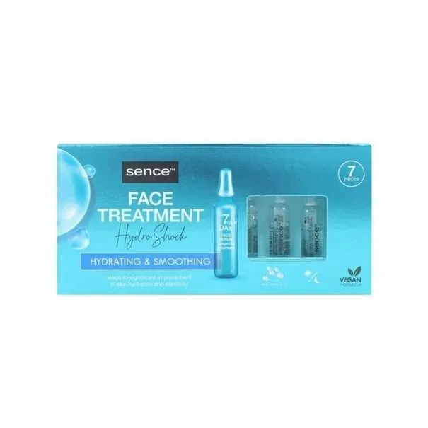 SENCE Sérum Kit 7 Ampoules Soin Visage Hydro Shock Acide Hydraulique - Sence
