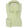 Chemise Homme Angelo Ricci Regular Fit en Popeline Rayée - Jaune Clair et Blanc - Angelo Ricci